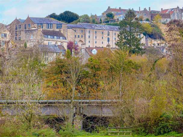 Blick auf Bradford-on-Avon ausflug southampton kreuzfahrt bradford-on-Avon