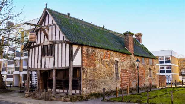 Merchand House in der French Street Southampton merchand house ausflug southampton kreuzfahrt