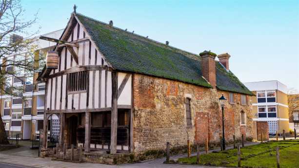 Merchand House in der French Street Southampton merchand house ausflug southampton kreuzfahrt