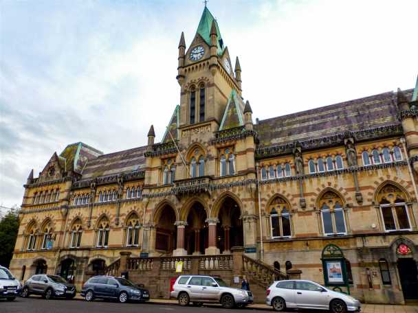 Die Guildhall (Rathaus) von Winchester rathaus ausflug southampton kreuzfahrt winchester